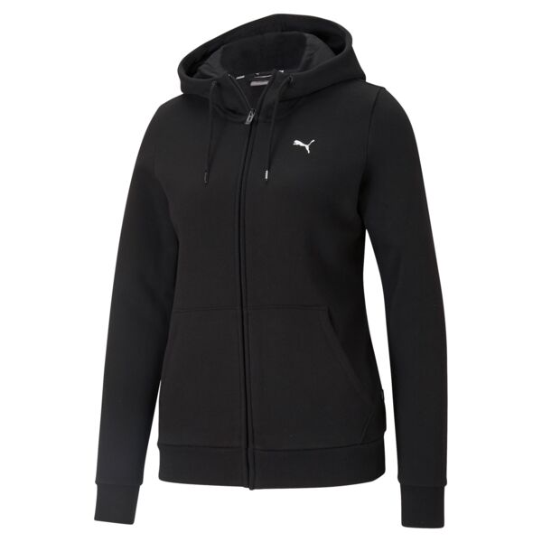 Puma Womens Small Logo Zip Hoodie Thumbnail