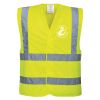 Hi-vis two-band-and-brace vest (C470) Thumbnail