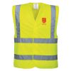 Hi-vis two-band-and-brace vest (C470) Thumbnail